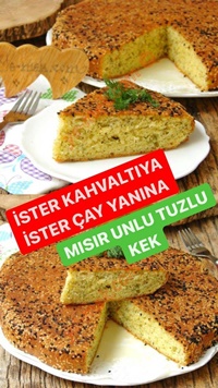 Mısır Unlu Tuzlu Kek