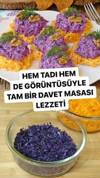 Mor Lahanalı Havuç Tarator