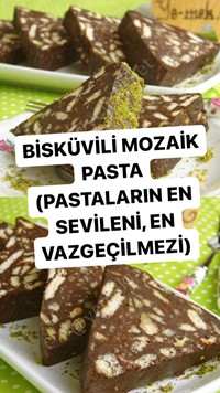 Bisküvili Mozaik Pasta
