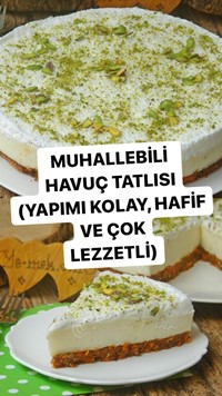 Muhallebili Havuç Tatlısı