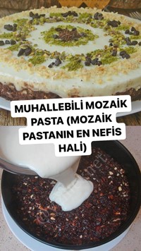 Muhallebili Mozaik Pasta