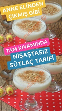 Nişastasız Sütlaç