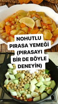 Nohutlu Pırasa Yemeği