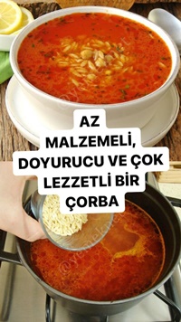 Nohutlu Şehriye Çorbası