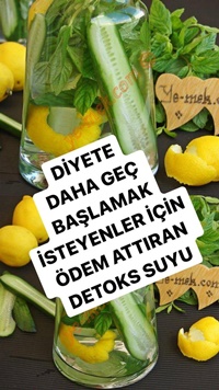 Ödem Attıran Detoks Suyu