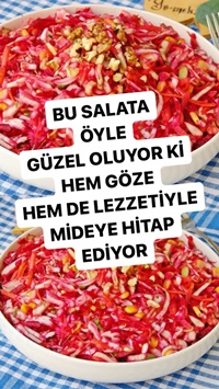 Pancarlı Beyaz Lahana Salatası