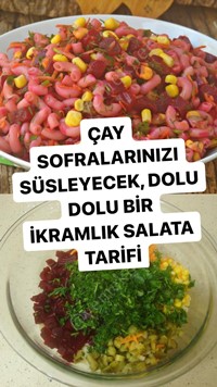 Pancarlı Makarna Salatası