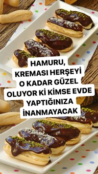 Pastane Usulü Ekler Pasta