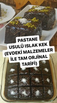 Pastane Usulü Islak Kek