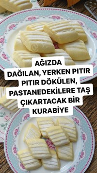 Pastane Usulü Un Kurabiyesi