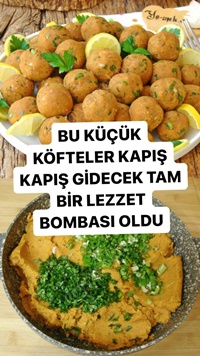Patatesli Mercimek Köftesi