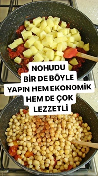 Patatesli Nohut Yemeği