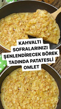Patatesli Omlet