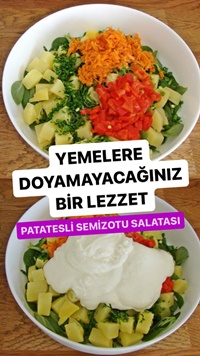 Patatesli Semizotu Salatası