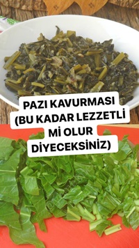 Pazı Kavurması
