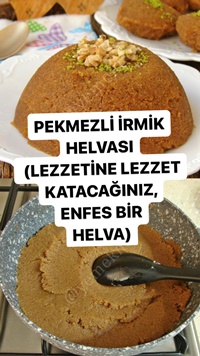 Pekmezli İrmik Helvası