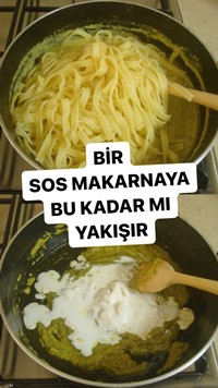 Pesto Soslu Makarna