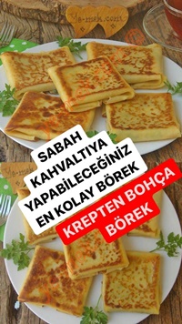 Peynirli Krep Böreği