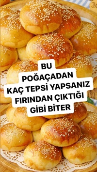 Peynirli Mayalı Poğaça