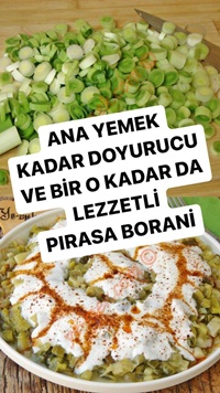 Pırasa Borani