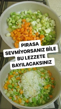 Pırasalı Bulgur Pilavı
