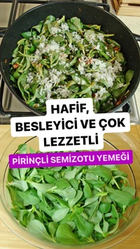 Pirinçli Semizotu Yemeği