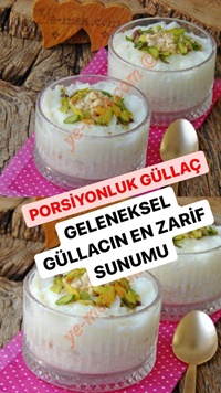 Porsiyonluk Güllaç