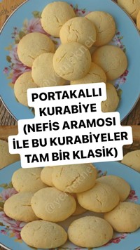 Portakallı Kurabiye