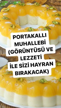 Portakallı Muhallebi