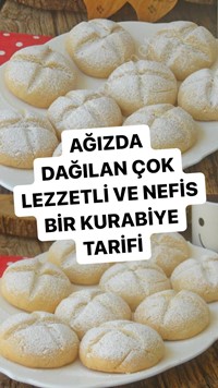 Pudra Şekerli Un Kurabiyesi