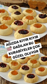 Reçel Dolgulu Kurabiye