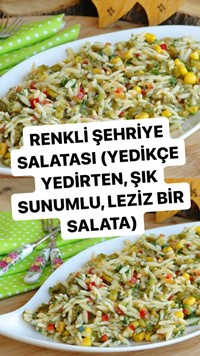 Renkli Şehriye Salatası