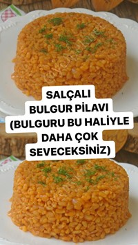 Salçalı Bulgur Pilavı