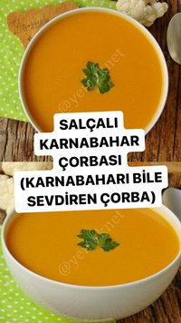 Salçalı Karnabahar Çorbası