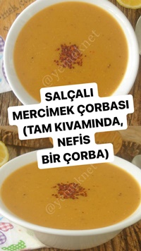 Salçalı Mercimek Çorbası