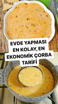 Salçalı Yoğurt Çorbası