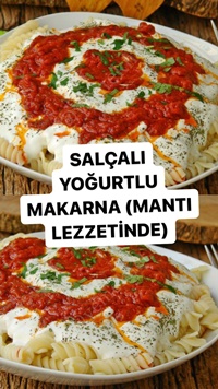 Salçalı Yoğurtlu Makarna