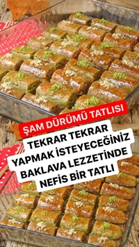 Şam Dürümü Tatlısı