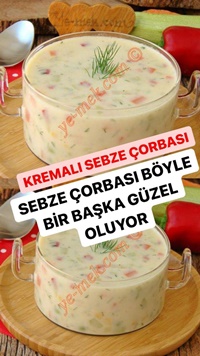 Kremalı Sebze Çorbası