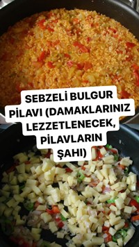 Sebzeli Bulgur Pilavı