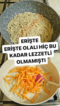Sebzeli Erişte Pilavı