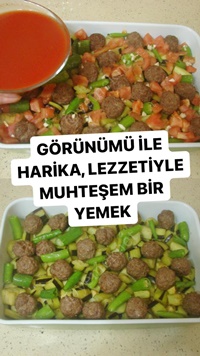 Sebzeli Fırında Köfte