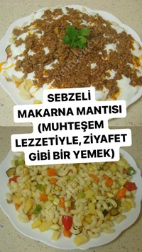 Sebzeli Makarna Mantısı