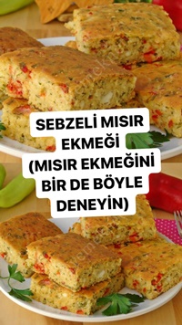 Sebzeli Mısır Ekmeği