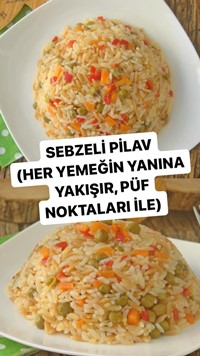 Sebzeli Pilav