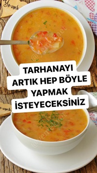 Sebzeli Tarhana Çorbası