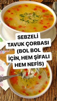 Sebzeli Tavuk Çorbası