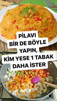 Sebzeli Tavuklu Bulgur Pilavı
