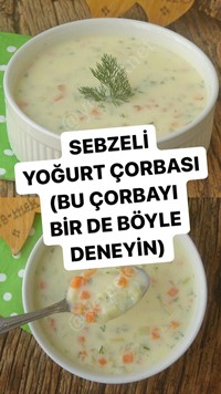 Sebzeli Yoğurt Çorbası