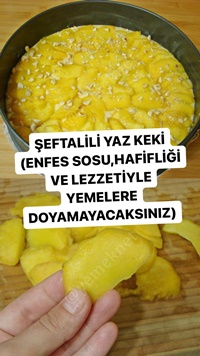 Şeftalili Yaz Keki